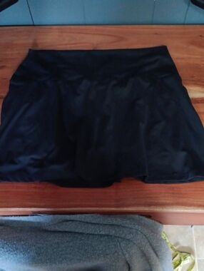 Black Workout / Athleisure / Tennis / Golf Skirt